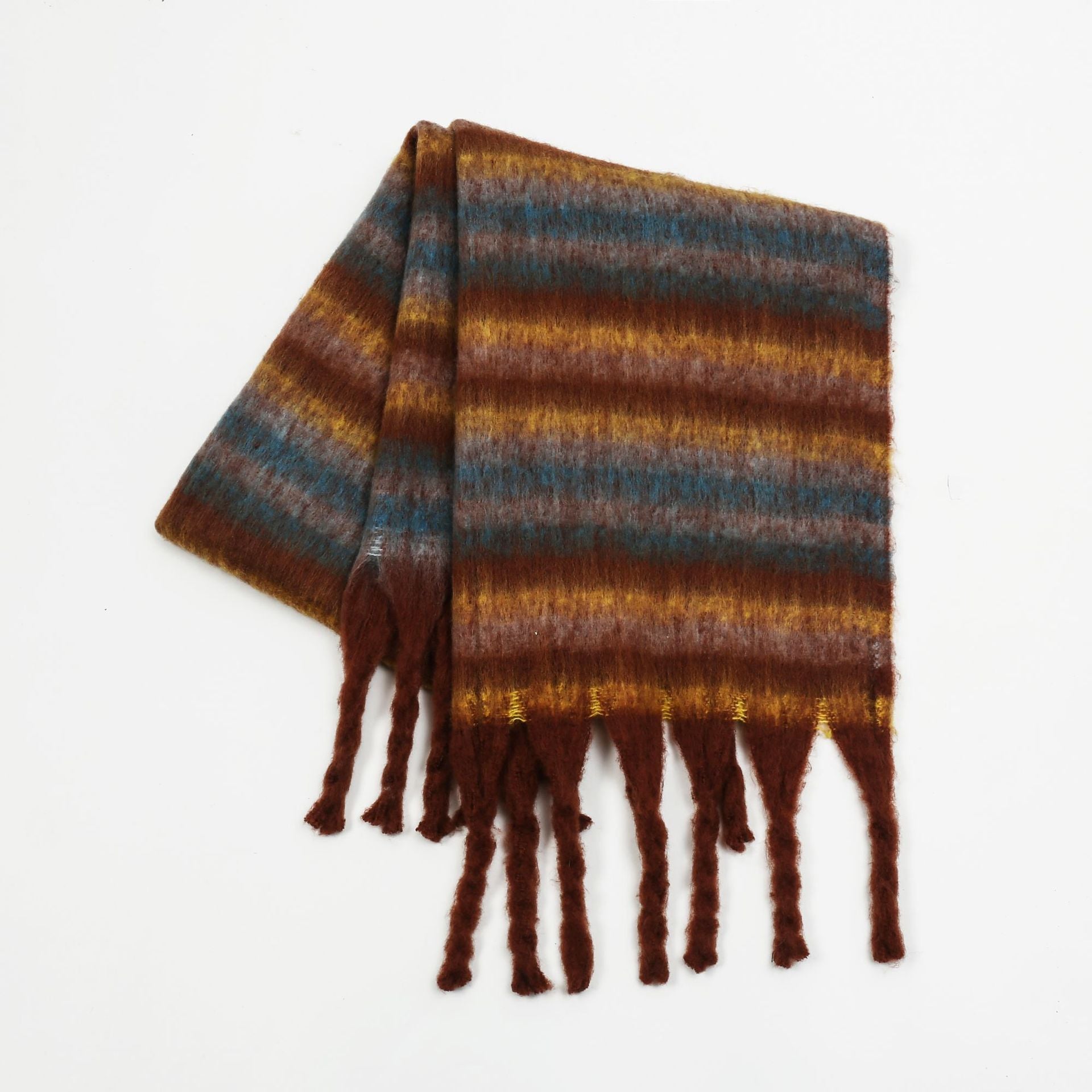 New Vegan Mohair Scarf Winter Women&