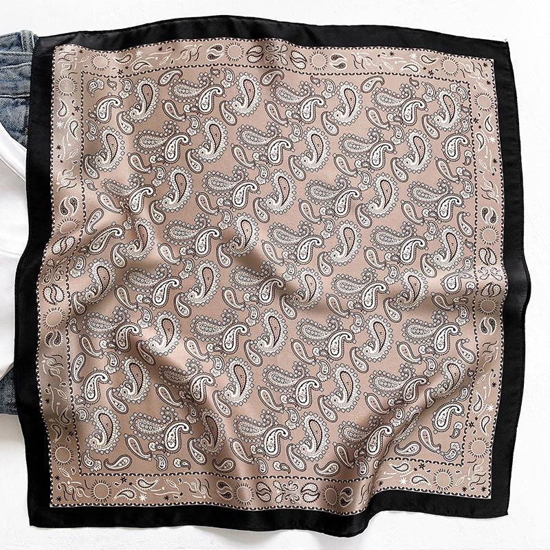 Seidenschal mit Vintage-Paisley-Muster für Männer/100 % Maulbeerseidenschal/Blauer Paisley-Schal/Seidenkopfschal/Seidenhaarschal/Seidenhalstuch/Seidenbandana